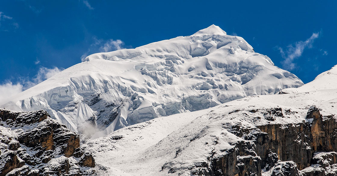 Chulu West Peak Climbing landscape view